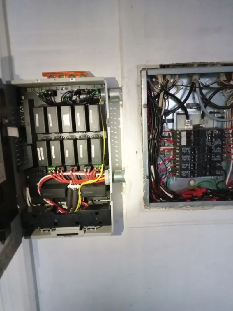 Electrical panel upgrade completed for Commercial Electrician Services in Lima